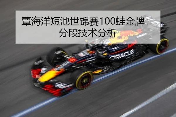 覃海洋短池世锦赛100蛙金牌：分段技术分析